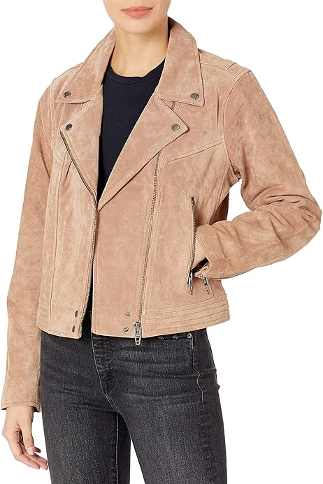 cropped leather jacket amazon