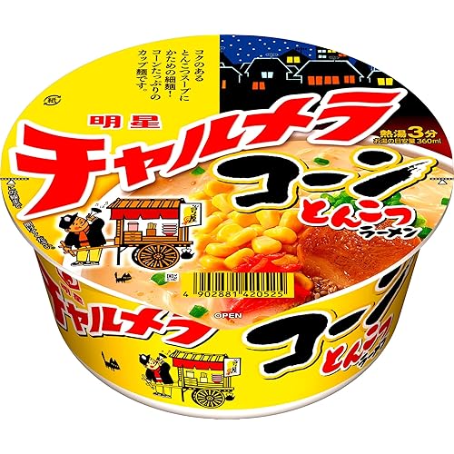 明星 チャルメラ コーンラーメン