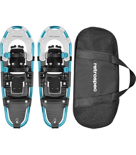 Amazon | Odoland 4-In-1軽量スノーシューセット アルミスノーシュー