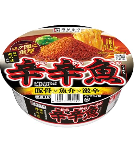辛ラーメンを食べて唇が腫れてしまった班魚丼w Amazon.co.jp: 寿がきや 井の庄監修 辛辛魚ラーメン 辛辛MAXバージョン