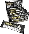 Strong Bar (ストロングバー/カカオブラック) プロテインバー プロテイン20g 砂糖不使用 食物繊維10g 原材料たったの8つ シンプル&ナチュラル処方 国産 (12本入り)