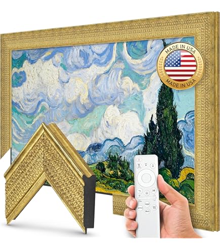 Amazon.co.jp: Frame My TV Deco TVフレーム - 光沢ホワイト スマート