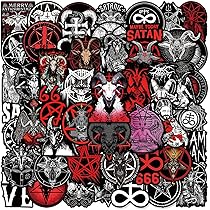 Amazon.co.jp: サタン 悪魔 五芒星 ヤギ 魔王 邪神 ホラー 神話