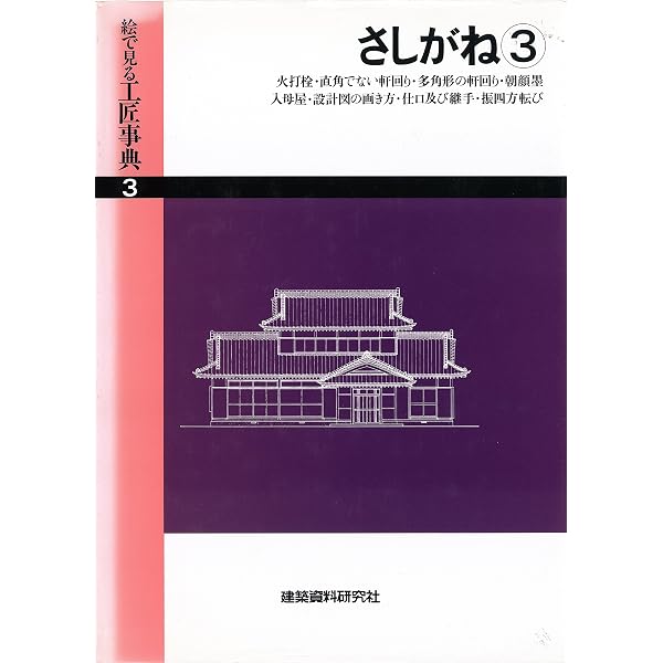 さしがね(1)棒隅木・入隅・反隅木 (絵で見る工匠事典) | 建築資料研究
