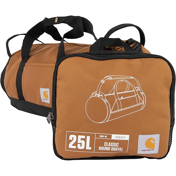 Carhartt Classic Duffel ブラウン 35L Amazon | Carhartt クラシックダッフルバッグ、仕事場、ジム