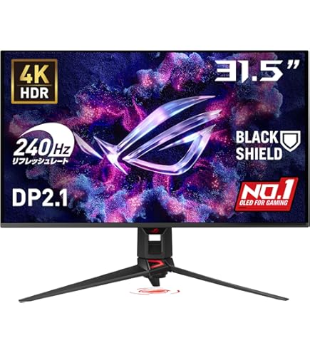 と*し様 ASUS ROG Swift OLED PG32UCDP ASUS ROG Swift OLED PG32UCDP レビュー：4K/240Hz＆フルHD/480Hzの