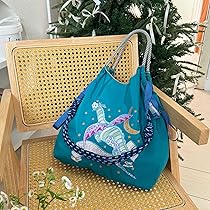 Beach刺繍エコバッグ 海柄 刺繍 エコ/トートバッグ(撥水防水・ outdoor向け ) | iichi