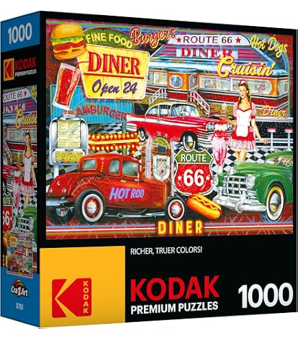 Amazon | Vermont Christmas Company Route 66 ジグソーパズル 1000