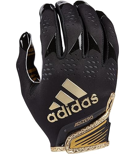 ADIDAS 5-STAR 7.0 RECEIVER GLOVES ゴールド adidas Freak 5.0 Padded Football Receiver Glove, Black