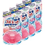 【まとめ買い】液体ブルーレットおくだけ トイレタンク芳香洗浄剤 ピーチの香り 詰め替え用 70ml×4個
