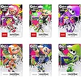 amiibo スプラトゥーン 6種セット ガール2種 ボーイ2種 イカ2種 ポストカード付き （スプラトゥーンシリーズ）