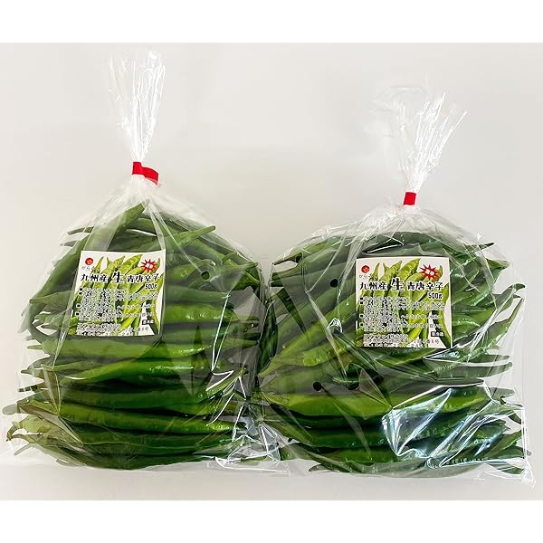 Amazon.co.jp: 【訳あり】国産 青唐辛子 10kg (1kg×10袋) 熊本県