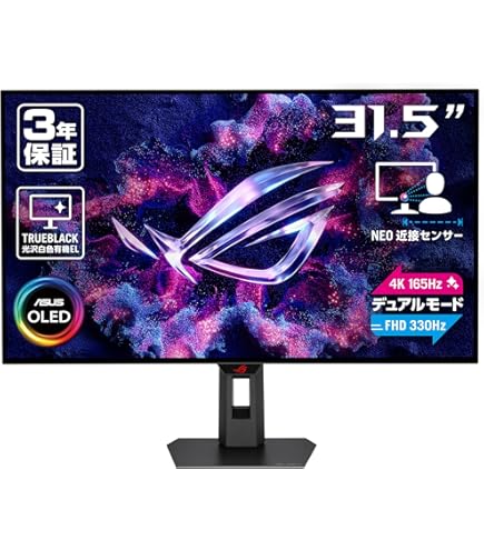 Amazon.co.jp: ASUS ROG Swift OLED PG32UCDM - 32 Zoll 4K UHD Gaming