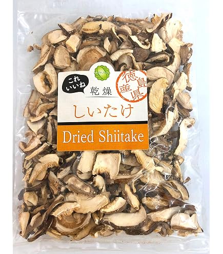 Amazon.co.jp: 国産・原木干し椎茸 軸（足） 1kg×2袋【訳あり品】2袋