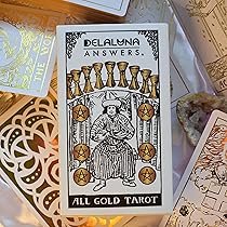 るん★黒＆ゴールドタロット タロットカード TAROT - Black And Gold Edition【Prosperity Mana】