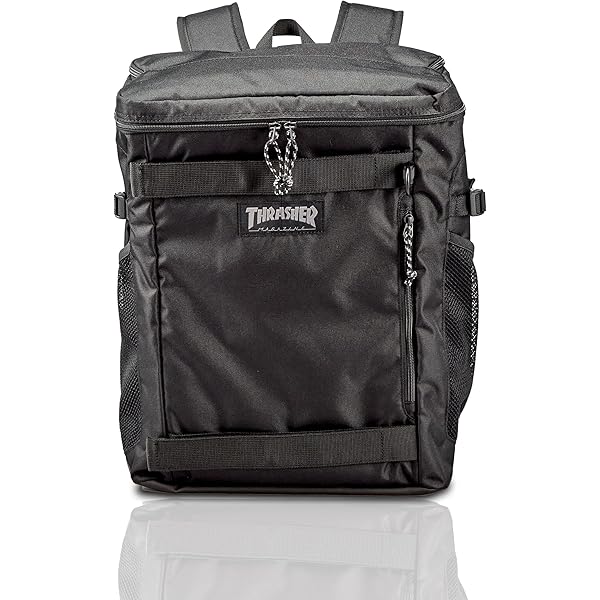 【ななな】新品防水リュック スラッシャー カブセリュック TH-R BK THRASHER スラッシャー かぶせ リュック フラップ スクエア