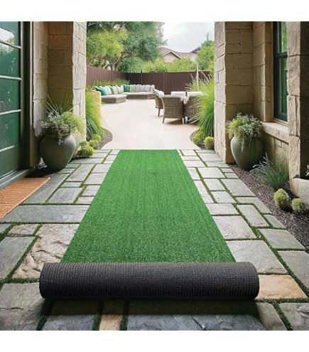 Amazon | JARDIN(ジャルダン) 人工芝 1mx10m 防草 芝生 人工芝生 人口