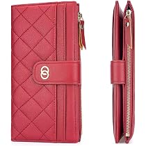 large leather wallet organizer