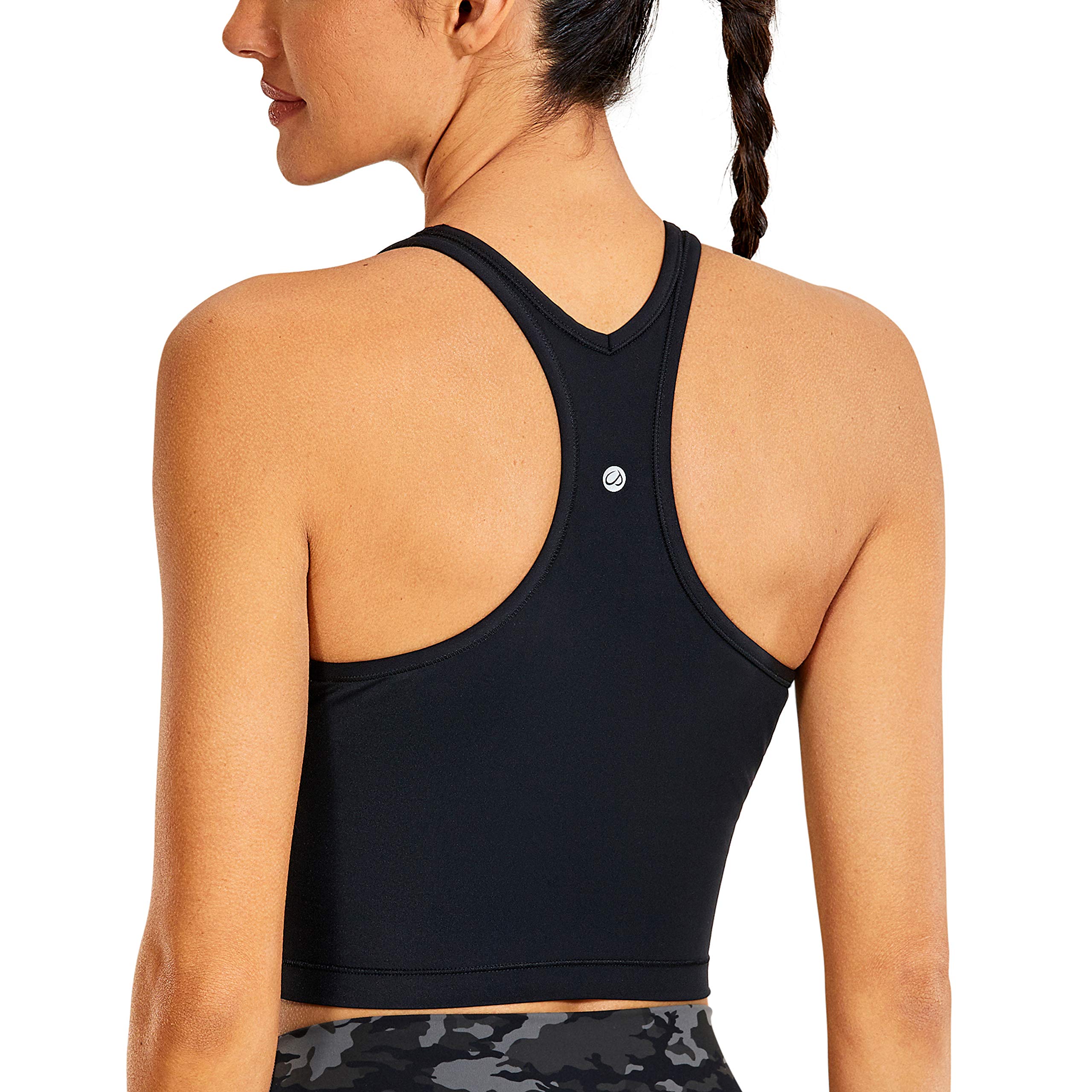 CRZ YOGA スポーツブラ レディース ブラトップ ヨガウェア ハイネック レーサーバック COLLECTION アパレルウェブ