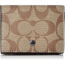 Coach 三つ折り財布 ベージュ/ブラウン コーチ COACH 財布 三つ折り財布 折りたたみ財布 小銭入れ付き