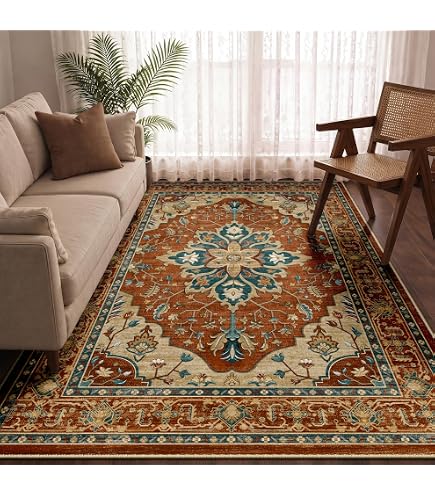 Amazon｜ラグ 200*300cm ラグマット 大きめ オリエンタル柄 カーペット