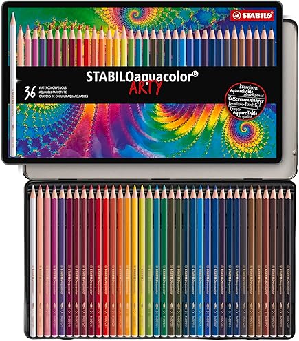 Amazon | STABILO 水彩色鉛筆 カーブオテロ 48色セット 1448-6