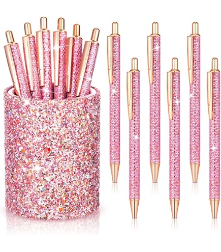 Amazon | Xccj ピンクパールペン ラインストーンメタルボールペン