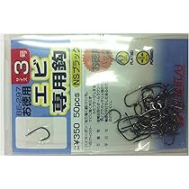 Amazon | HARIMITSU(ハリミツ) BE297 バラ エビ専用鈎(NS)50p 3号