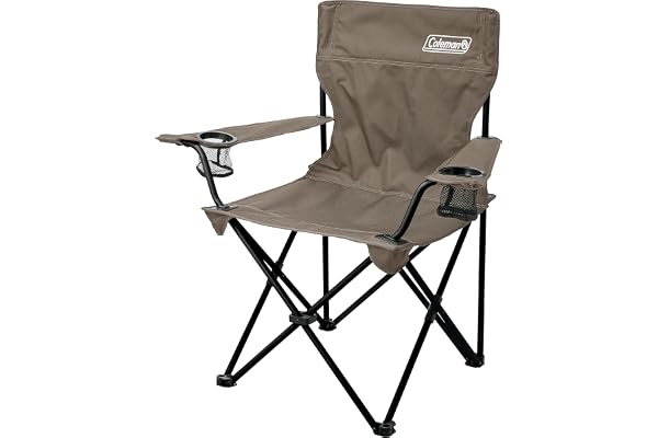 Coleman(コールマン) チェア リゾートチェア カップホルダー付き アウトドアチェアー キャンプ 釣り コンパクト カップホルダー付き 収納ケース付き 運動会 ガーデン
