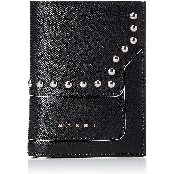 Amazon | [Marni] [マルニ] 財布 二つ折り ミニ財布 サフィアーノ