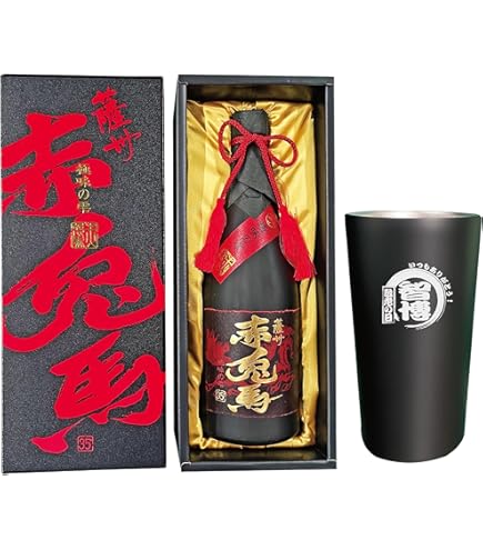 Amazon.co.jp: 赤兎馬（金ラベル） 極味の雫 特別限定酒 35度 芋焼酎