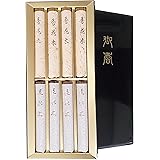 （御供 のし付き 包装品）淡路梅薫堂の高級線香 お供え物 ギフト用 沈香花水木 白檀香花木 塗箱 お線香贈答用 御線香 詰め合わせ 法事 法要 49日 四十九日 一周忌 三回忌 良い香り いい香り #872