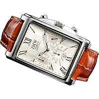 Amazon.co.jp: 【JMW TOKYO】メンズ 角型腕時計 シルバー