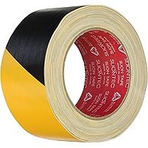 193様☆ ご確認用 Amazon | スリオン 危険表示用布粘着テープ60mm×25m イエロー