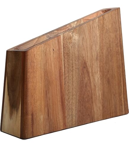 Amazon｜WMF Deluxe Bamboo Knife Storage Block (Without Knives