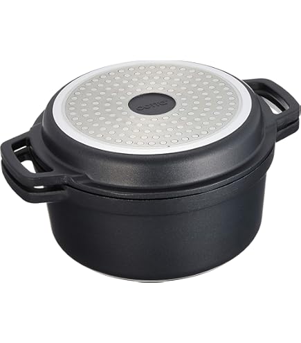 Amazon.co.jp: cotta 無水調理鍋 黒 直径:24cm 本体高さ:11.5cm