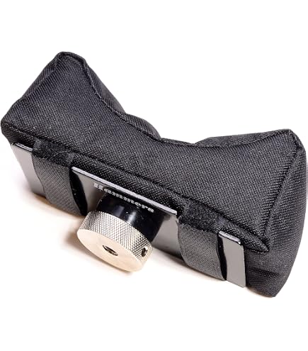 Crossbow Case Hammers V Yoke Gun Rest Mount VM03 With Standard 1/4-20 Camera Thread Socket Soft Rubber Molded Top For Crossbow Shooting Hunting Mono-pod Bi-pod Tripod Tripod For Rifle