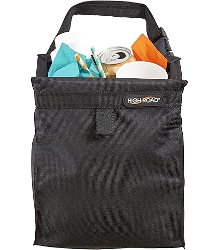 Car Trash Bag With Strap - Waterproof, Hanging Organizer, Daisy Floral Print, For Car, Travel, Camping - View #5
