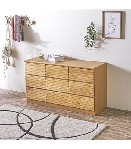 カリモク  木製チェスト 4段 ブラウン 楽天市場】カリモク チェスト 木製 サイドチェスト 4段 リビング