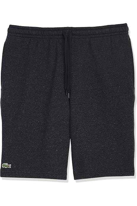 Lacoste Men's Fleece Short, Black, 02F 