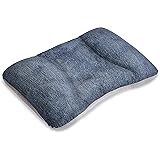 はぎもの舎 枕 まくら パイプ 快眠 柔らかい 高さ調節 洗える 日本製 約60×40×10cm スリープピロー ルルム【Fサイズ】 (デニムBL)