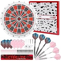 ダーツ一式(総額6万円分) Amazon.co.jp: CyeeLifeソフトチップダーツボード専門セット、6本の