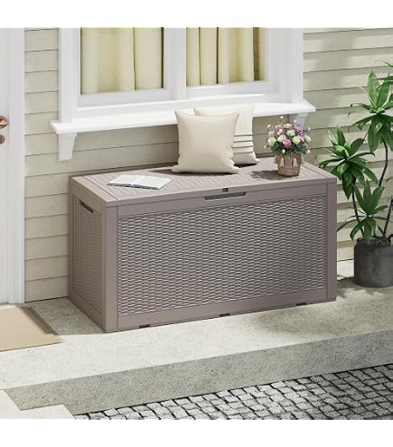 Amazon.co.jp: Rubbermaid (ラバーメイド) 屋外用デッキボックス M 