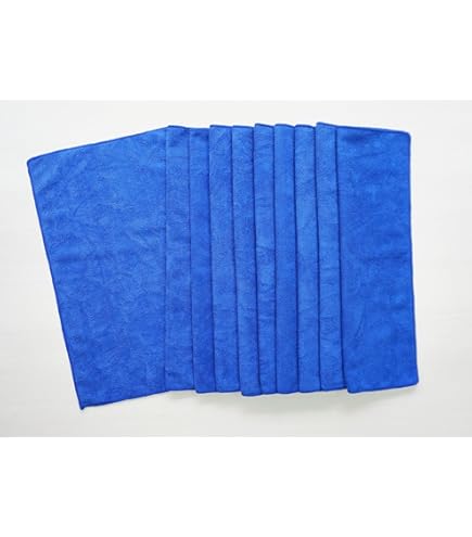 Amazon.co.jp: ぴかりんハンド マイクロファイバータオル(ブルー・10枚