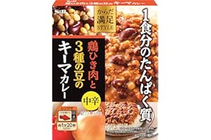 からだ満足スタイル エスビー食品 からだ満足STYLE 鶏ひき肉と3種の豆のキーマカレー中辛 180G ×6箱