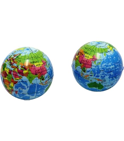 Amazon.co.jp: PU地球儀ボール 12個セット : 文房具・オフィス用品