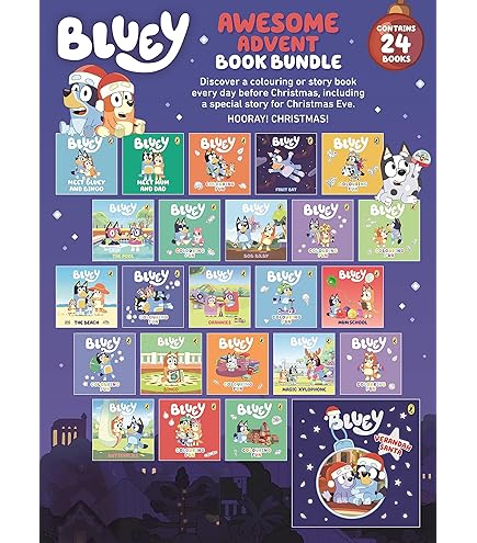 Bluey Mini Figures Christmas Swim Advent Calendar, Netherlands