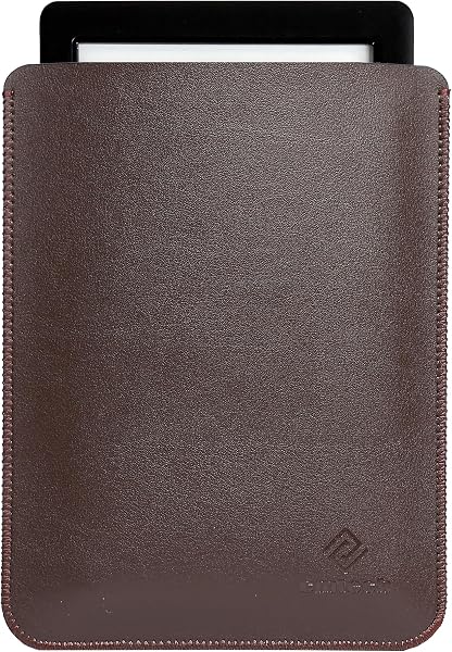CM Tech 第12世代 Kindle Paperwhite レザーケース 第11世代 Kindle スリーブ 薄型 超軽量 Kobo Kindle Oasis PUレザーカバー Kindle 第10世代 第9世代 第8世代 第7世代 全保護合皮ケース (第12世代 Kindle, コーヒー色) - 1
