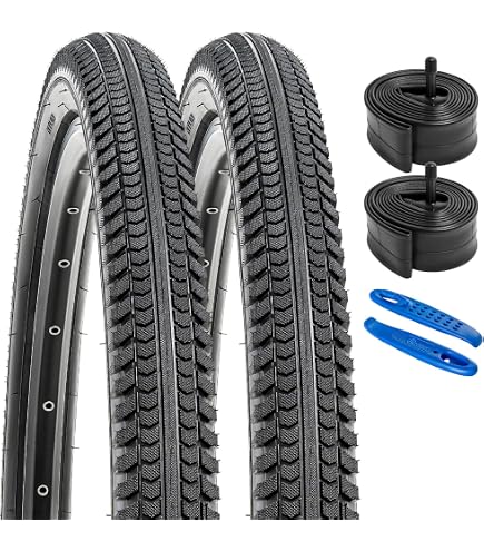 Amazon | 自転車タイヤ 24インチ 2本セット 24×2.125 H/E ブラック