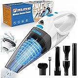 Milunho Handheld Vacuum Cleaner, 8000PA Car Vacuum Cleaner, 12V Cordless Desktop Vacuum Cleaner, Portable Mini Cordless Car V
